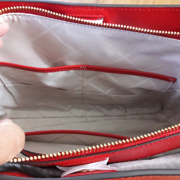 Michael Kors Susan Brown & Red Shoulder Bag - Picture 9 of 16